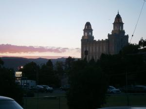 Manti Utah Temple which some of my ancestors help to build