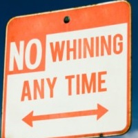 whining